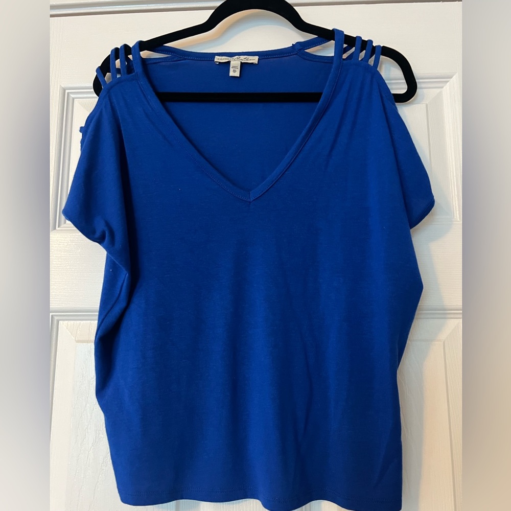 Express Electric Blue Tee Size XS